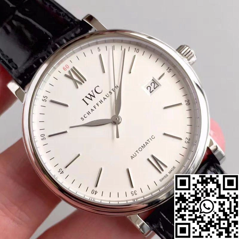 Stretchable IWC Portofino Automatic IW356519 MKS Factory White Dial 1944