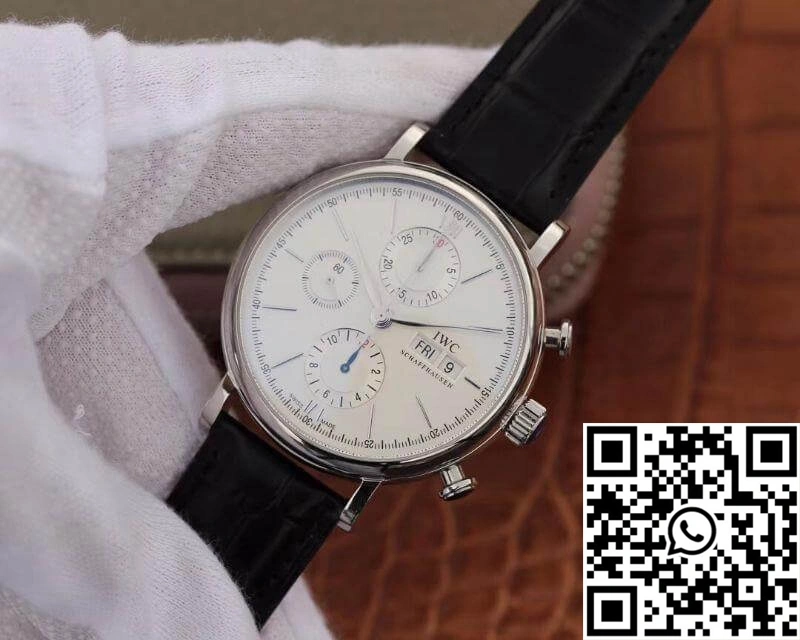Timeless IWC Portofino Chronograph Multi-function IW391022 ZF Factory 42mm X 13.5mm White Dial 1957
