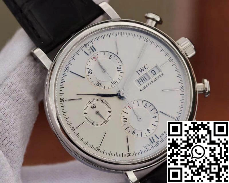 Timeless IWC Portofino Chronograph Multi-function IW391022 ZF Factory 42mm X 13.5mm White Dial 1957