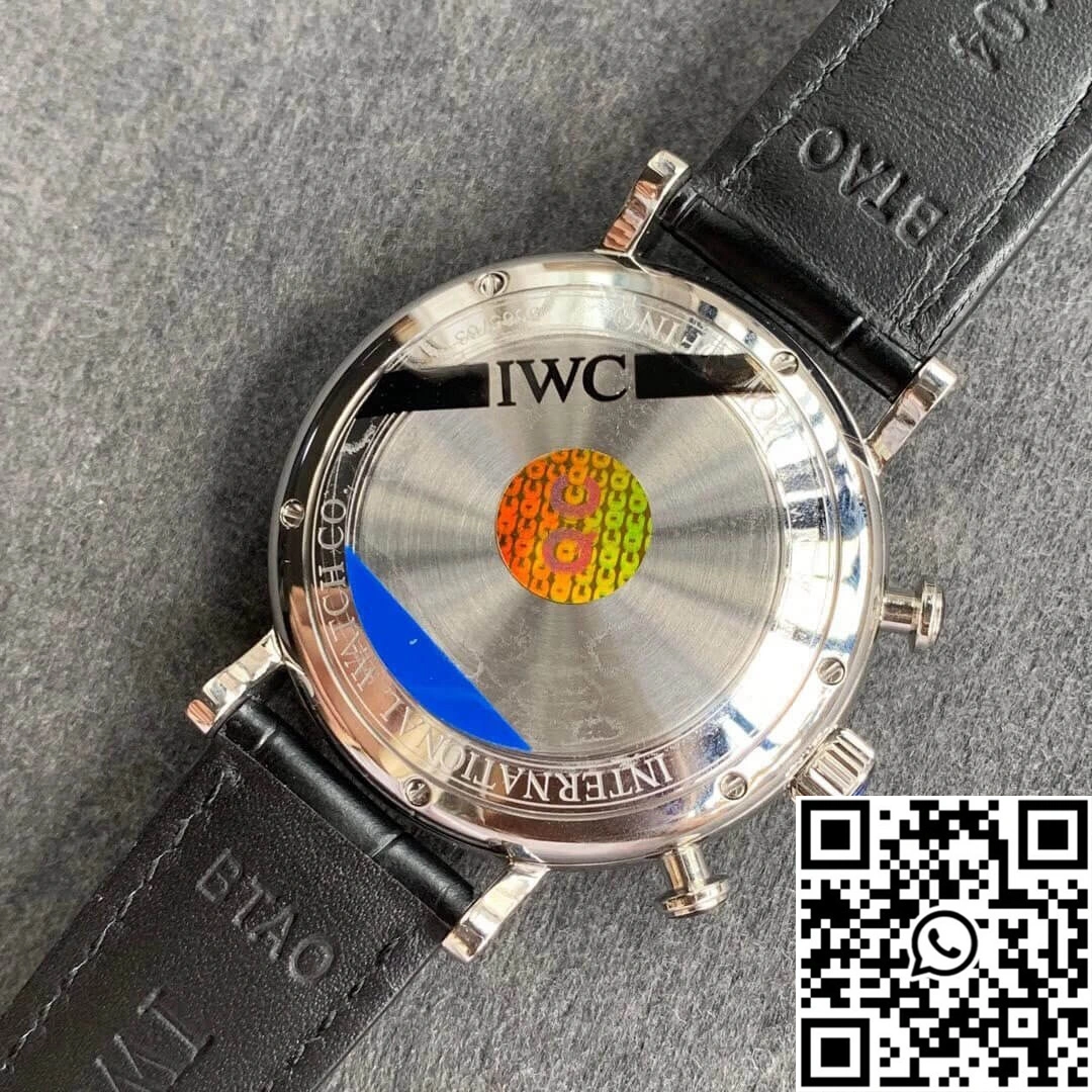 ComfortFit IWC Portofino IW391008 ZF Factory Stainless Steel Black Dial 1943