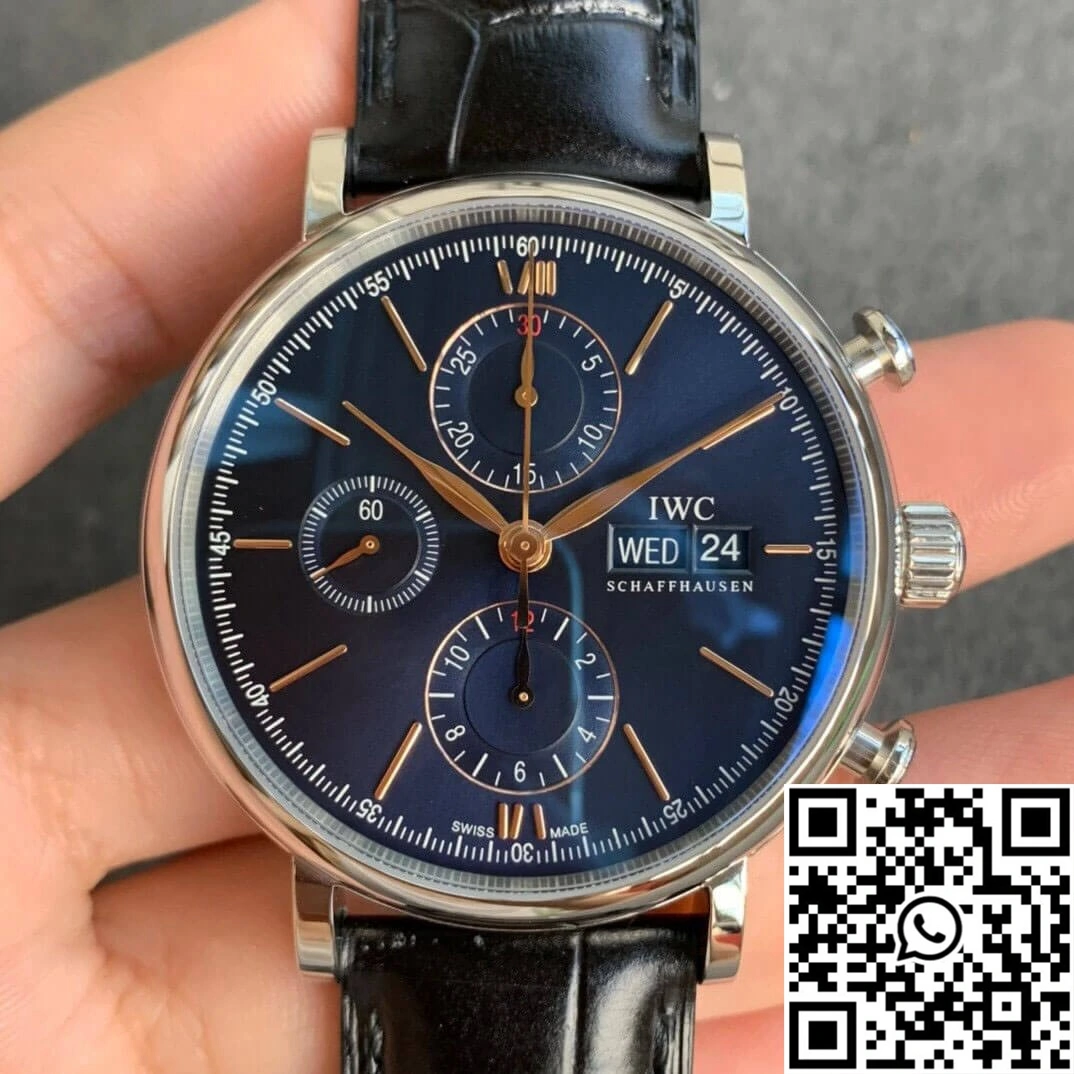 IWC Portofino IW391036 ZF Factory Stainless Steel Blue Dial SoftTouch 1951