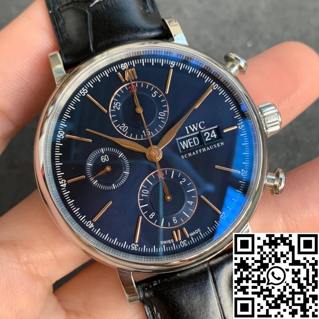 IWC Portofino IW391036 ZF Factory Stainless Steel Blue Dial SoftTouch 1951