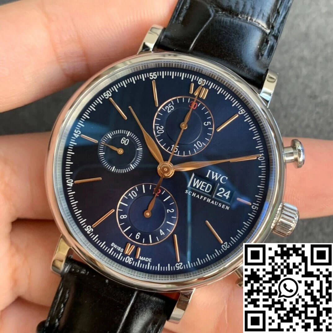 IWC Portofino IW391036 ZF Factory Stainless Steel Blue Dial SoftTouch 1951