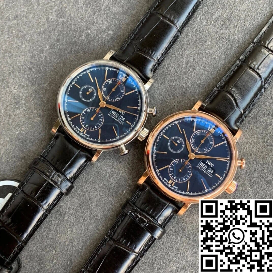 IWC Portofino IW391036 ZF Factory Stainless Steel Blue Dial SoftTouch 1951