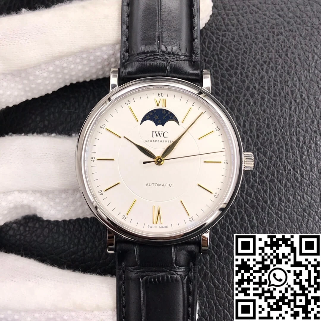 Modern IWC Portofino Moon Phase IW459401 MKS Factory White Dial 1959