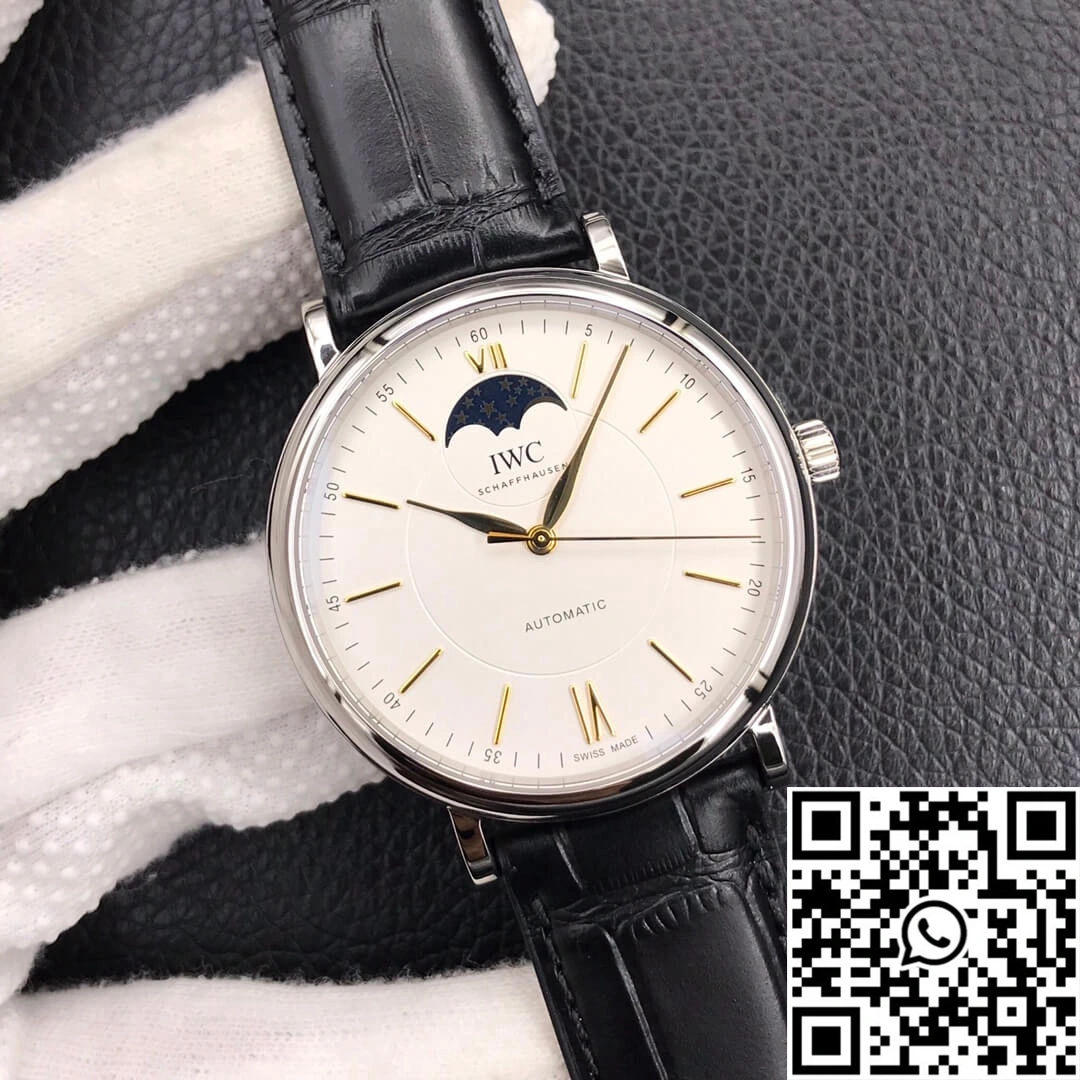 Modern IWC Portofino Moon Phase IW459401 MKS Factory White Dial 1959