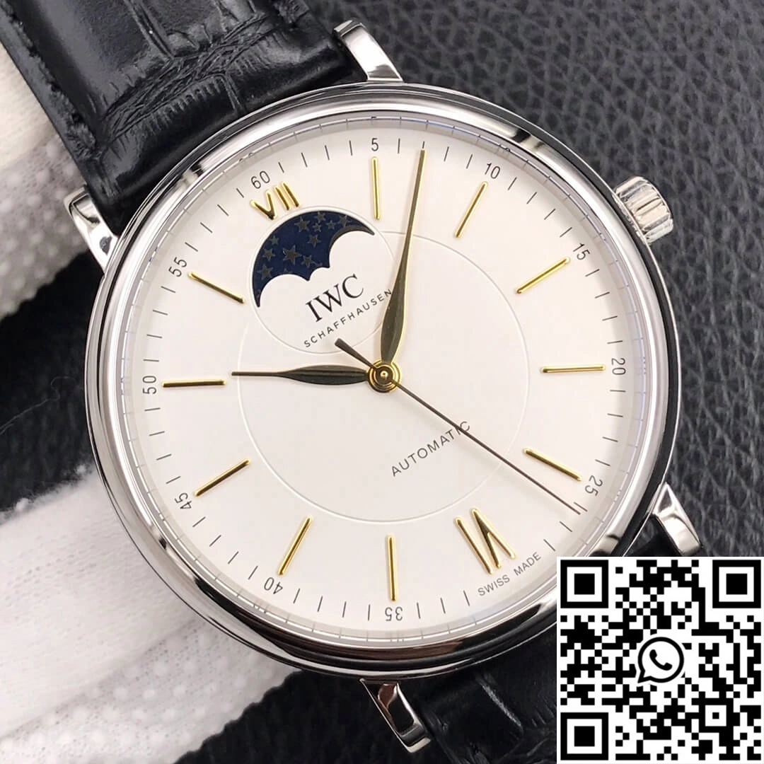 Modern IWC Portofino Moon Phase IW459401 MKS Factory White Dial 1959