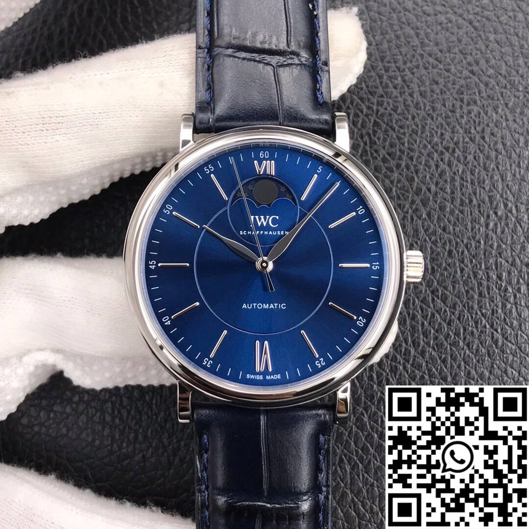 IWC Portofino Moon Phase IW459402 MKS Factory Blue Dial DailyWear 1962