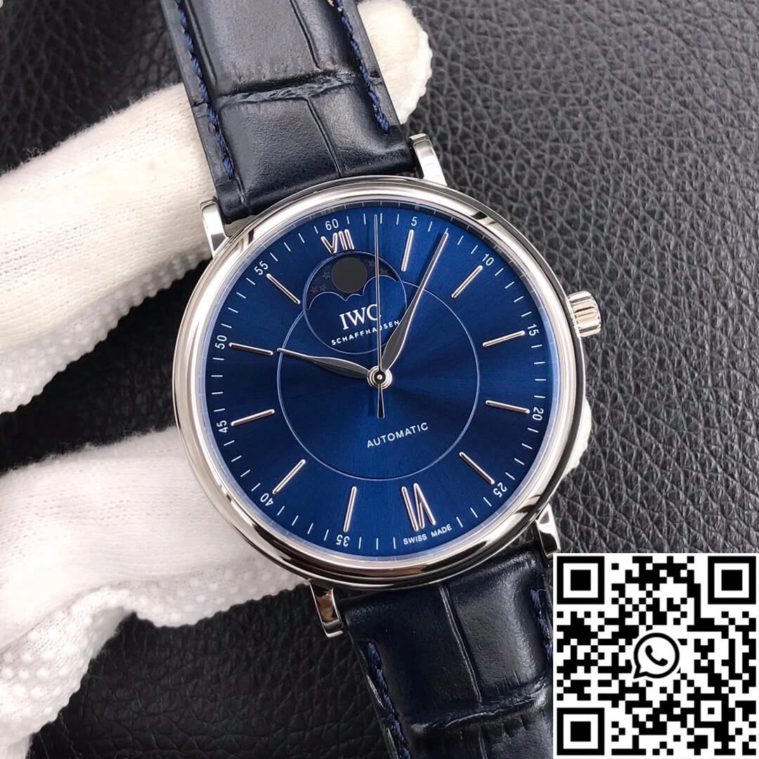 IWC Portofino Moon Phase IW459402 MKS Factory Blue Dial DailyWear 1962