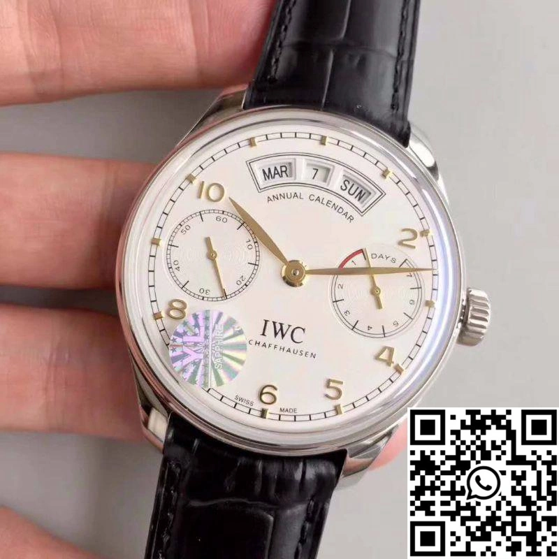 OnTrend IWC Portugieser Annual Calendar IW503501 YL Factory White Dial 1964