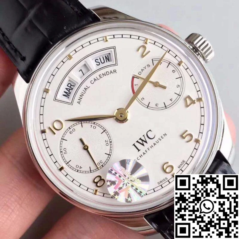 OnTrend IWC Portugieser Annual Calendar IW503501 YL Factory White Dial 1964