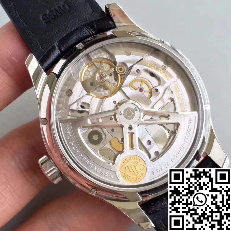 IWC Portugieser Annual Calendar IW503502 YL Factory Black Dial SoftTouch 2009