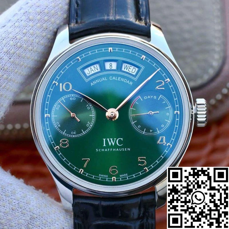 DailyWear IWC Portugieser Annual Calendar IW503510 YL Factory Green Dial 1981