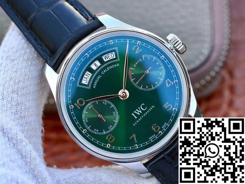 DailyWear IWC Portugieser Annual Calendar IW503510 YL Factory Green Dial 1981