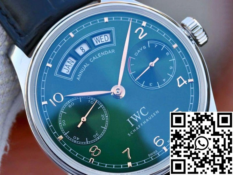 DailyWear IWC Portugieser Annual Calendar IW503510 YL Factory Green Dial 1981