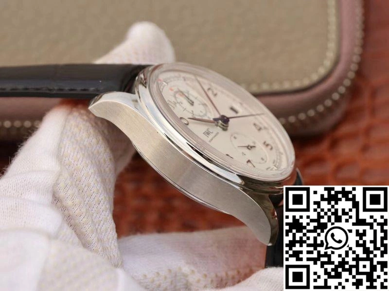 IWC Portugieser Chronograph  IW390403 ZF Factory White Dial Bright 2014