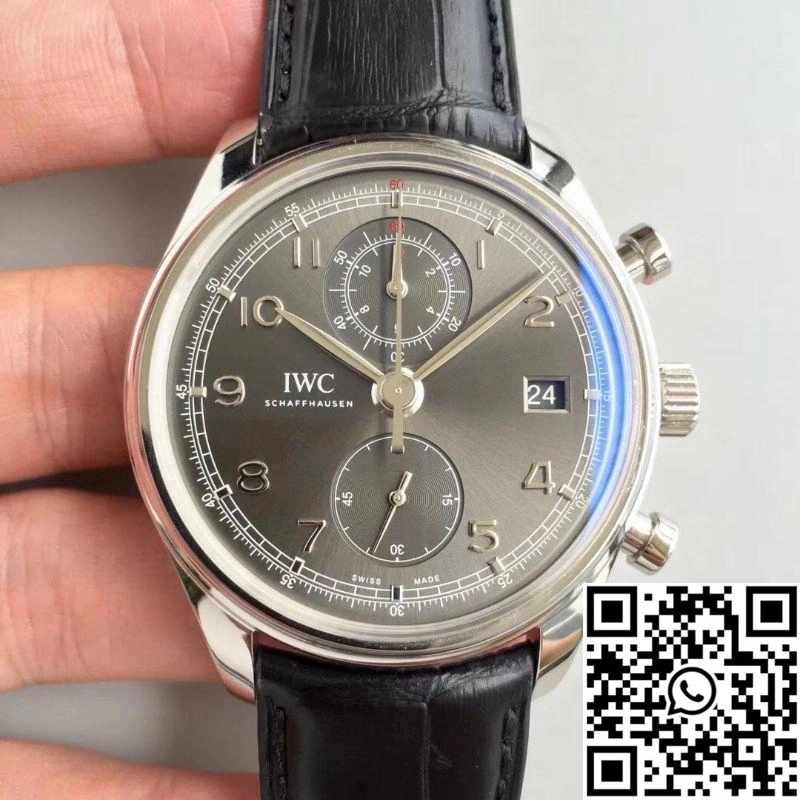 IWC Portugieser Chronograph  IW390404 ZF Factory Anthracite Dial Popular 1967