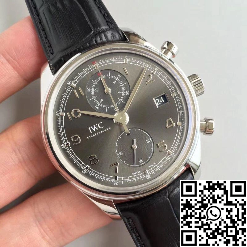 IWC Portugieser Chronograph  IW390404 ZF Factory Anthracite Dial Popular 1967