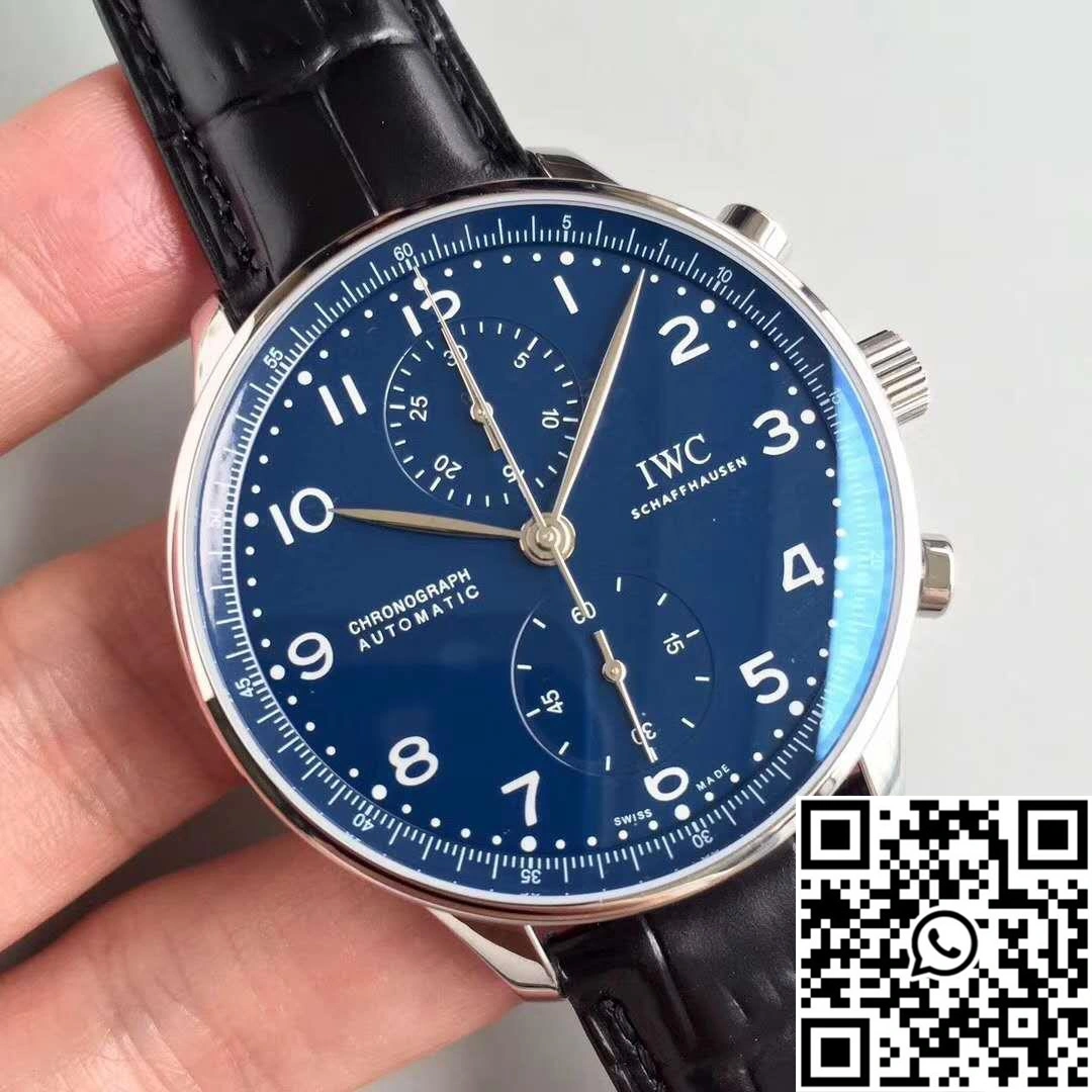 IWC Portugieser Chronograph Edition 150 Years IW371601 Blue Dial YL Factory Sleek 2021