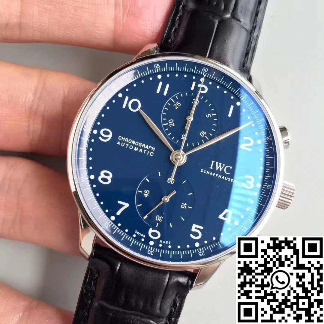 IWC Portugieser Chronograph Edition 150 Years IW371601 Blue Dial YL Factory Sleek 2021