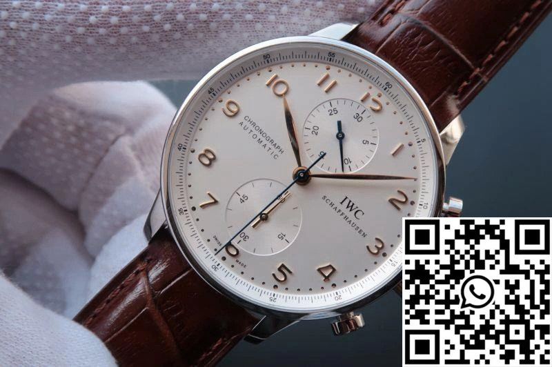 GoAnywhere IWC Portugieser Chronograph IW371445 ZF Factory White Dial 1971
