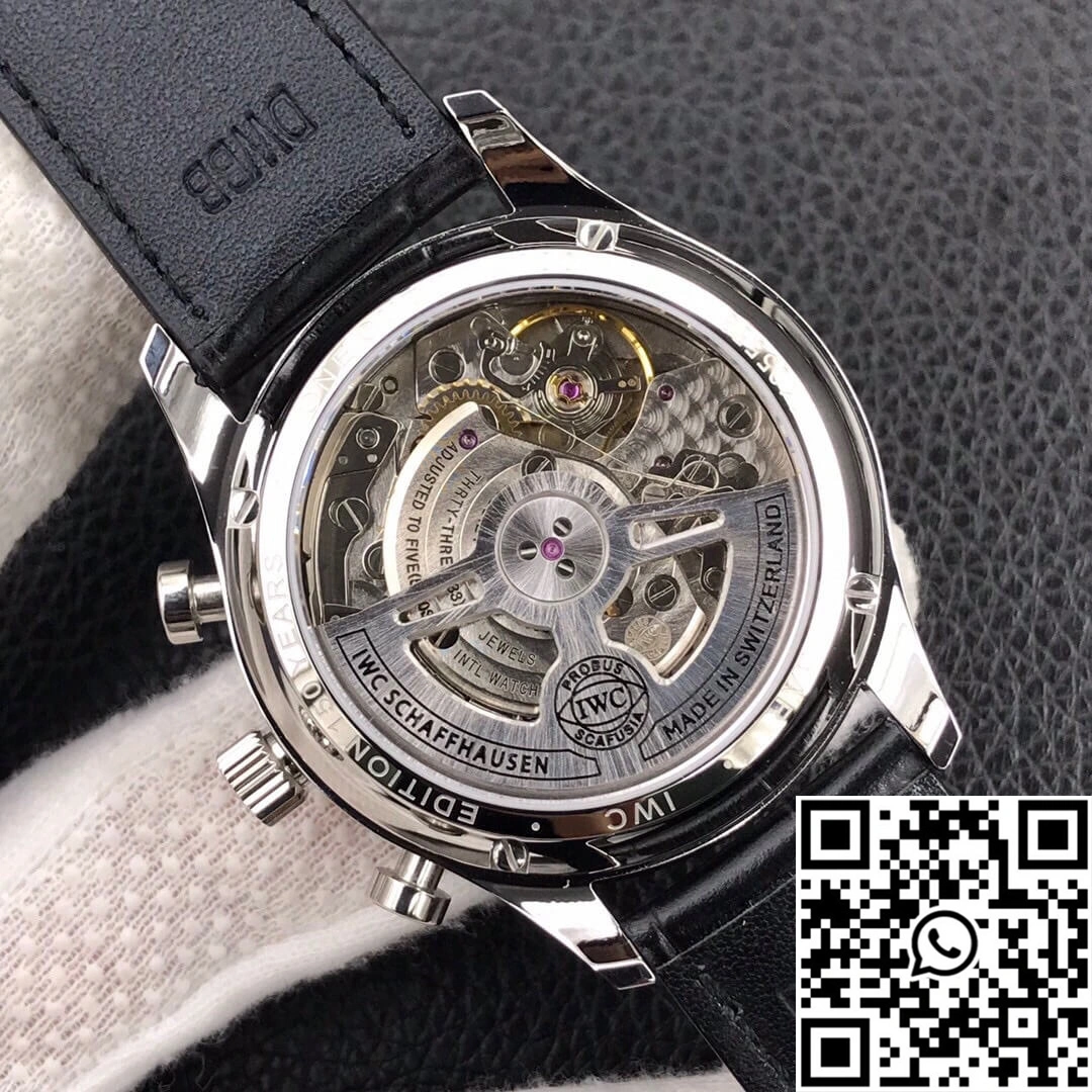 Tailored IWC Portugieser Chronograph IW371616 ZF Factory Burgundy Red Dial 2011