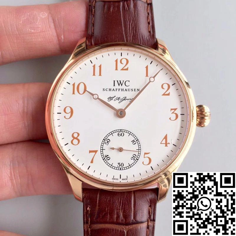 IWC Portugieser F.A Jones Limited Edition IW544201 GS Factory White Dial Youthful 2002