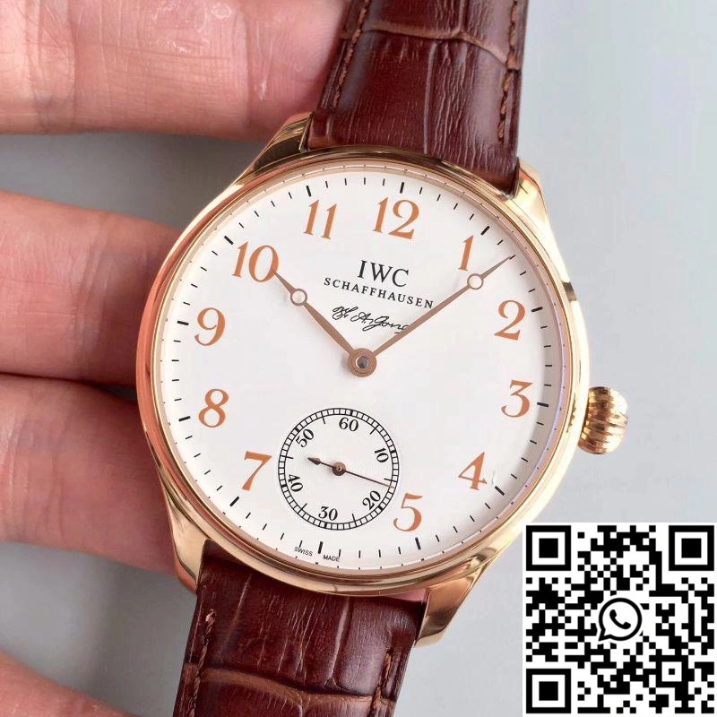 IWC Portugieser F.A Jones Limited Edition IW544201 GS Factory White Dial Youthful 2002
