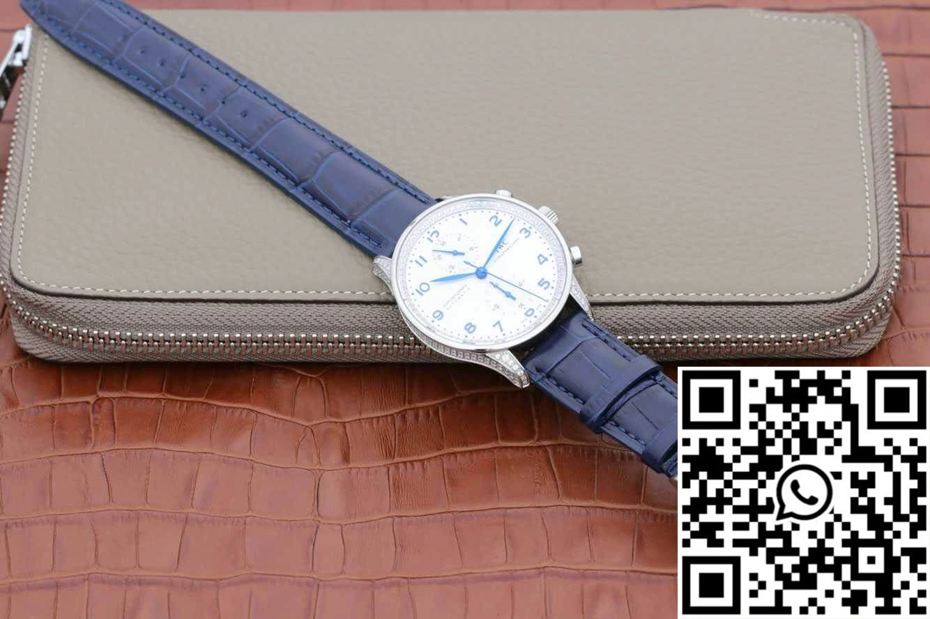 Attractive IWC Portugieser IW371440 ZF Factory V2 Diamond White Dial 1974