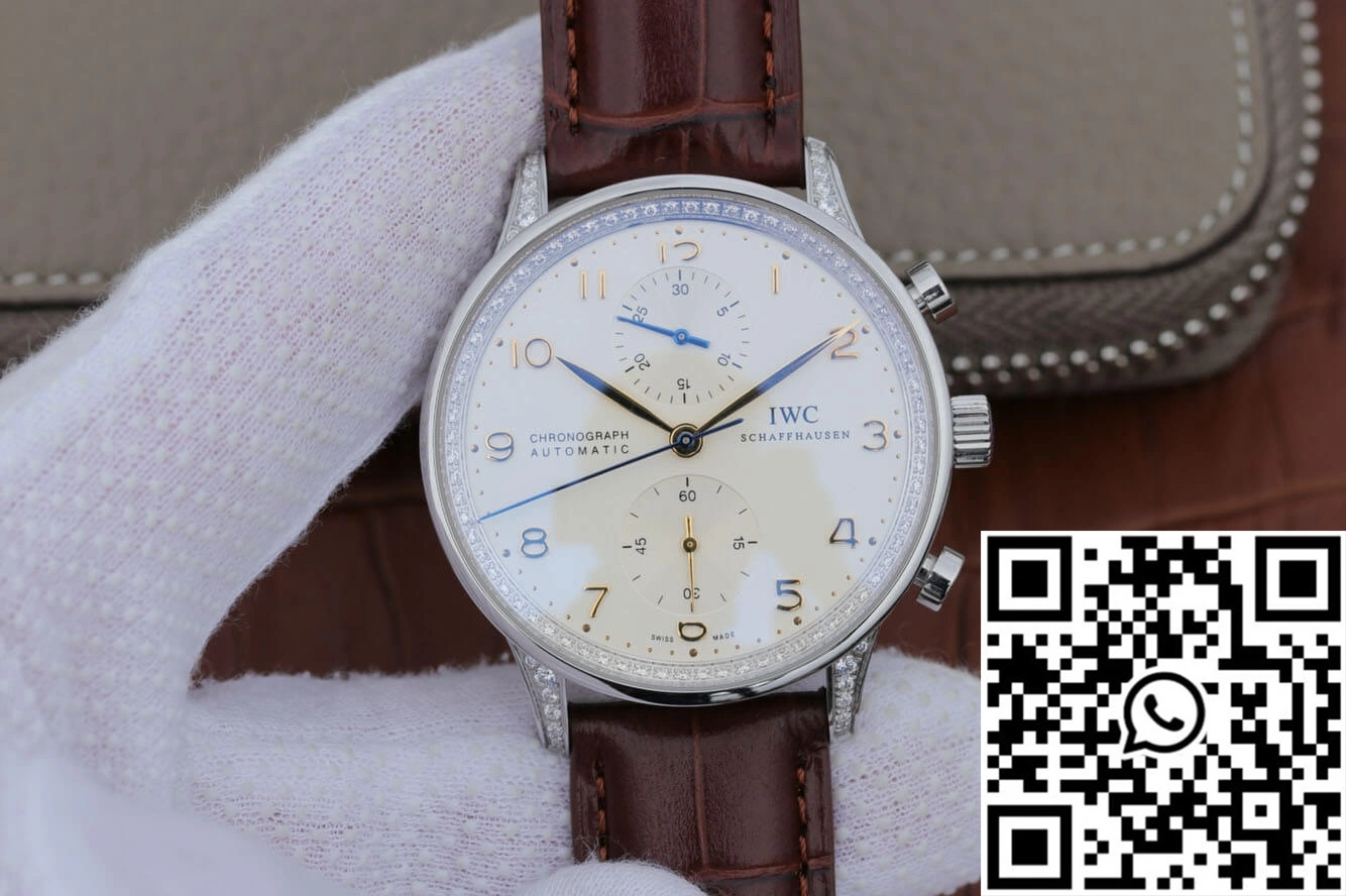 Unisex IWC Portugieser IW371440 ZF Factory V2 Stainless Steel Diamond 2017