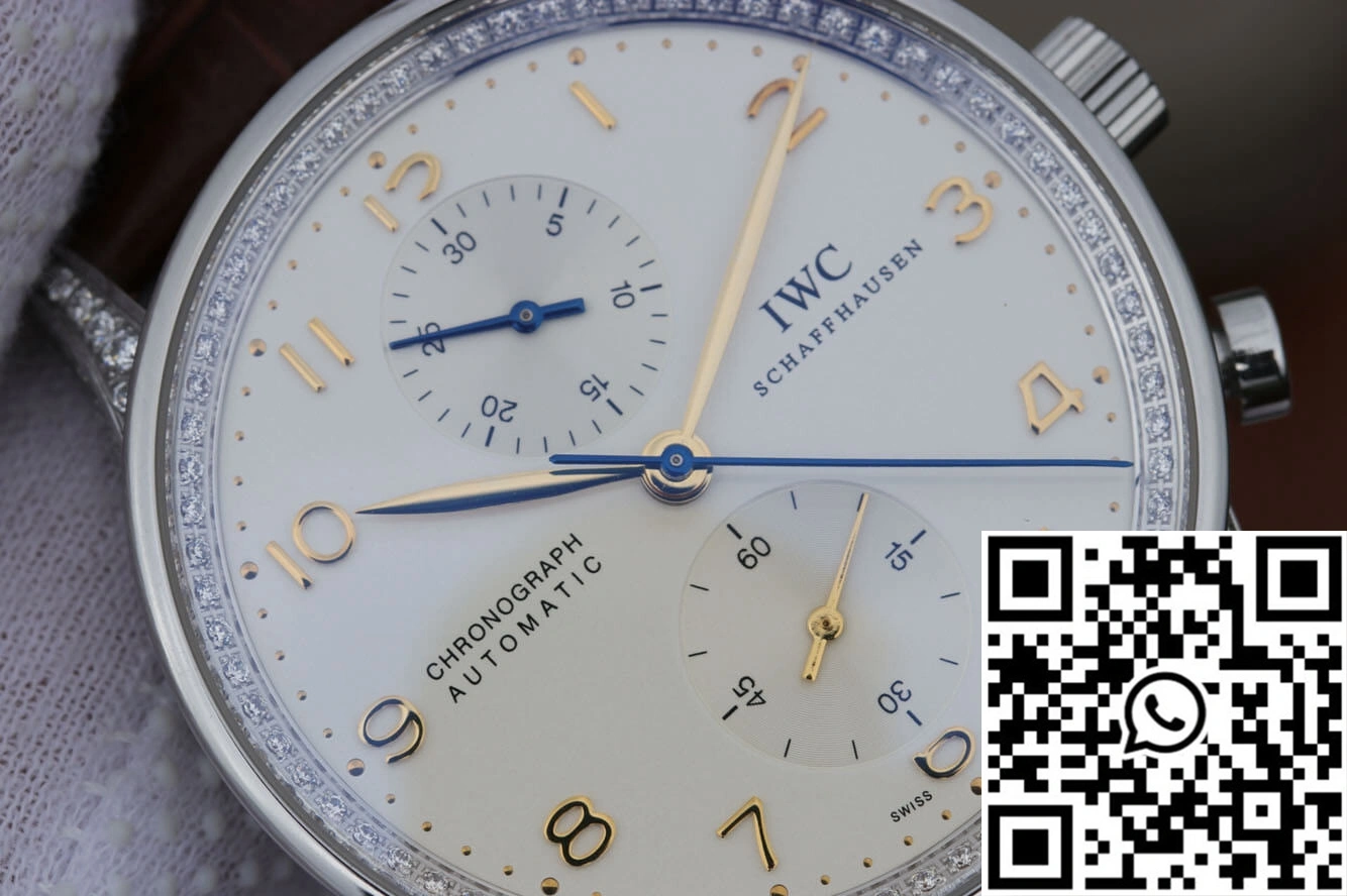 Unisex IWC Portugieser IW371440 ZF Factory V2 Stainless Steel Diamond 2017