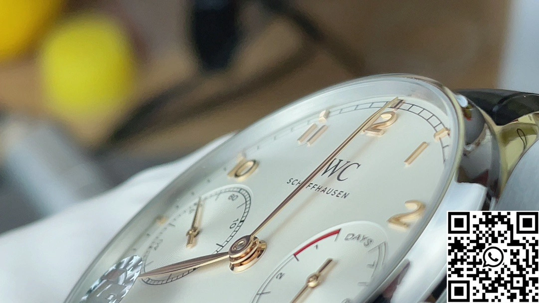 IWC Portugieser IW371601 ZF Factory Stainless Steel White Dail Gold hand Compact 1989