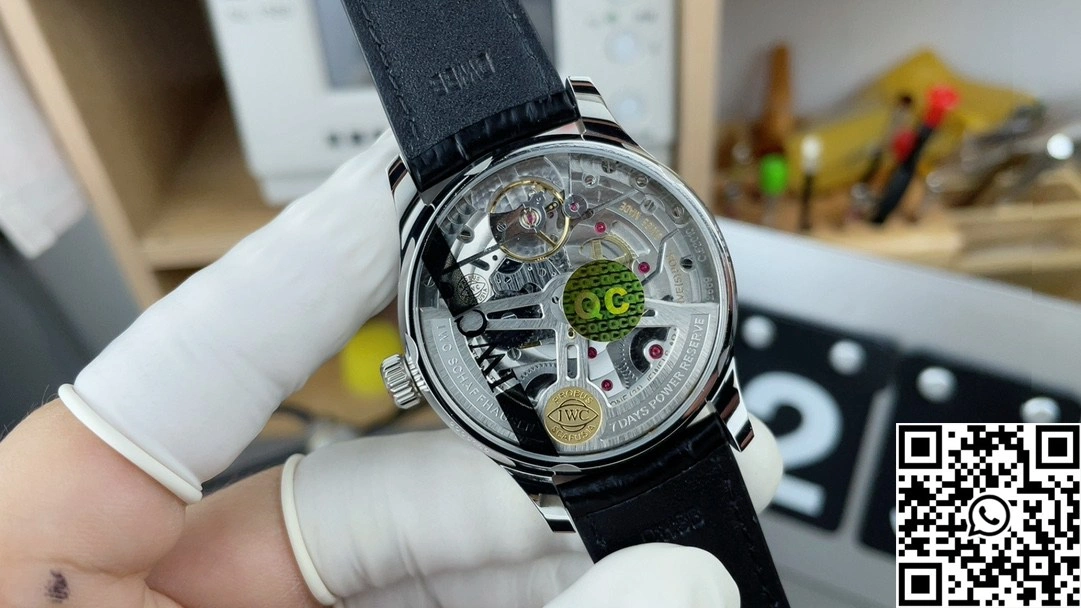 IWC Portugieser IW371601 ZF Factory Stainless Steel White Dail Gold hand Compact 1989