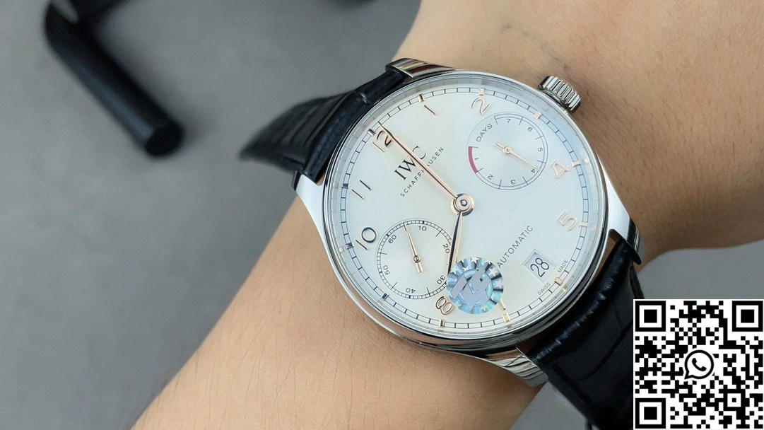 IWC Portugieser IW371601 ZF Factory Stainless Steel White Dail Gold hand Compact 1989