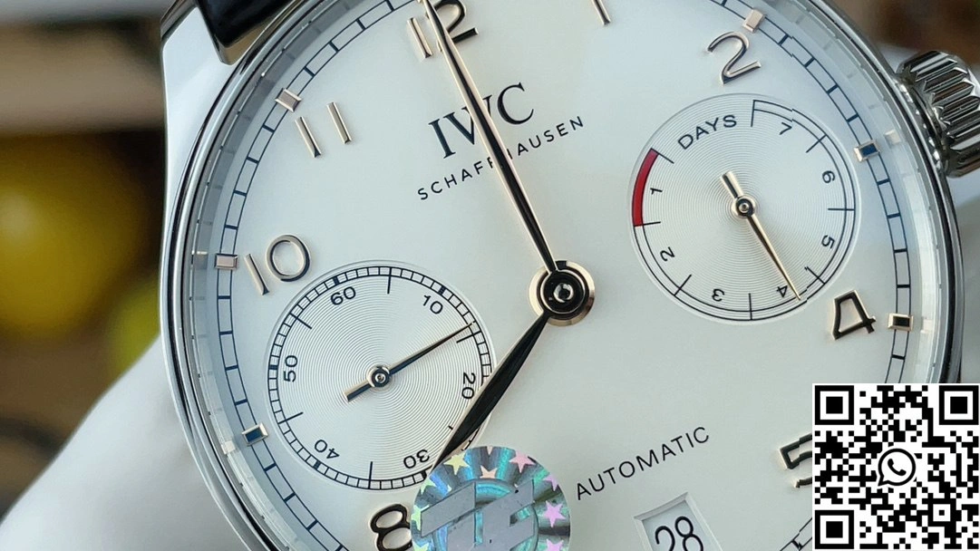 IWC Portugieser IW371601 ZF Factory Stainless Steel White Dail Gold hand Compact 1989