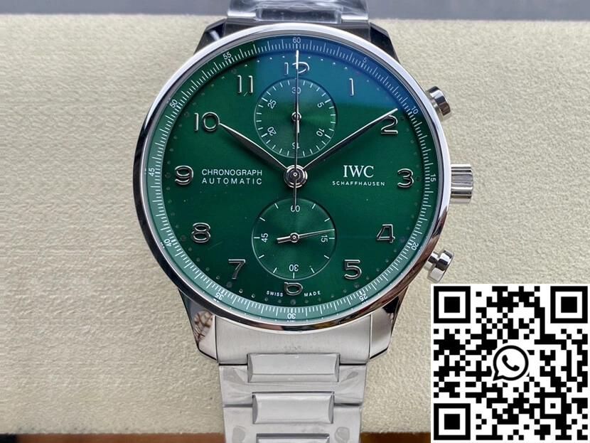 IWC Portugieser IW371615 ZF Factory Green Dial Supportive 1999