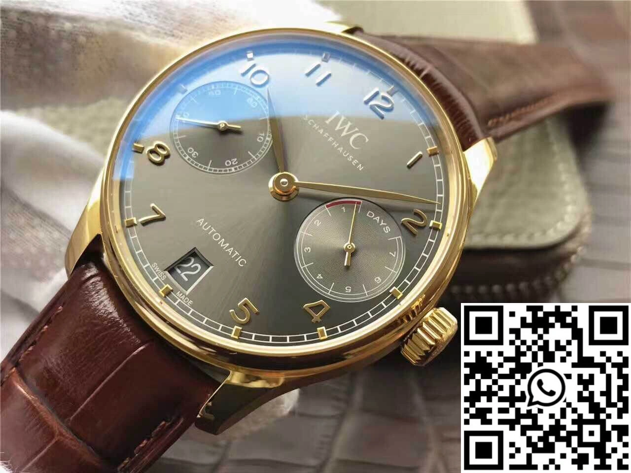IWC Portugieser IW500101 ZF Factory Yellow Gold Case Contemporary 2022
