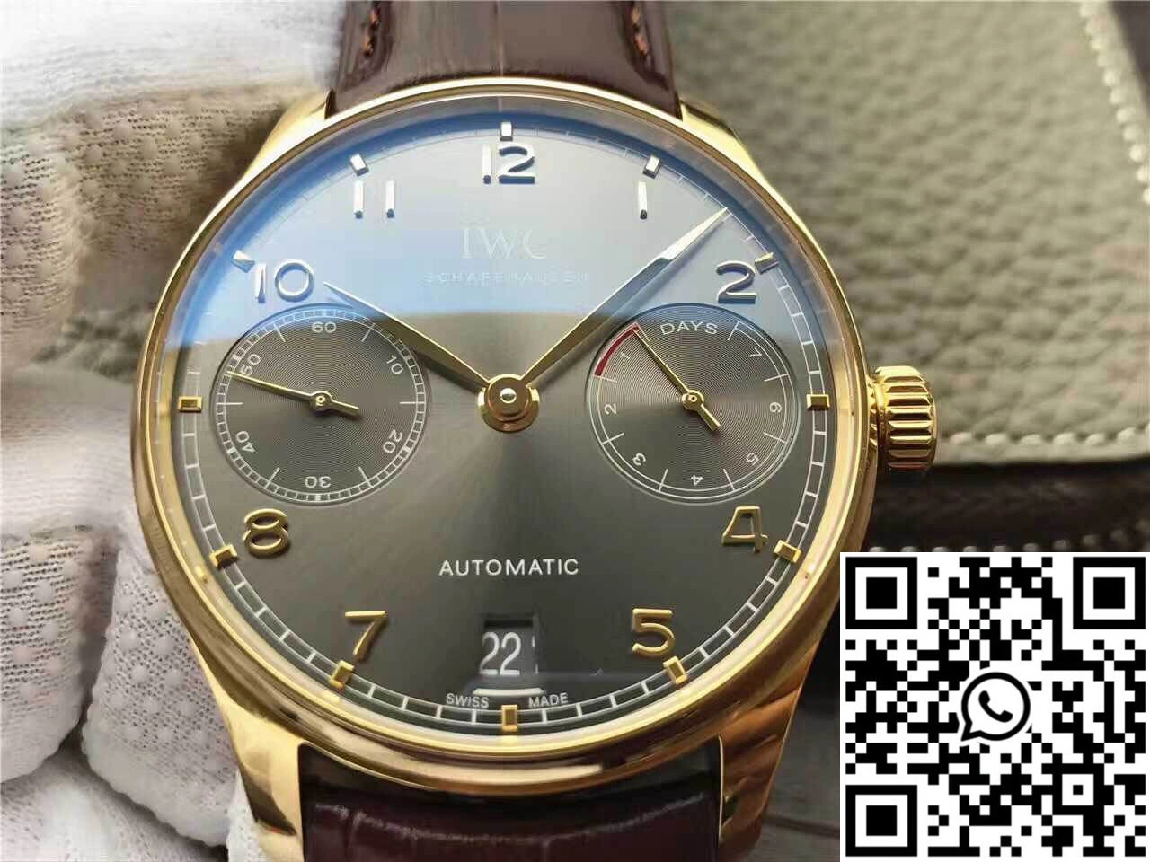 IWC Portugieser IW500101 ZF Factory Yellow Gold Case Contemporary 2022