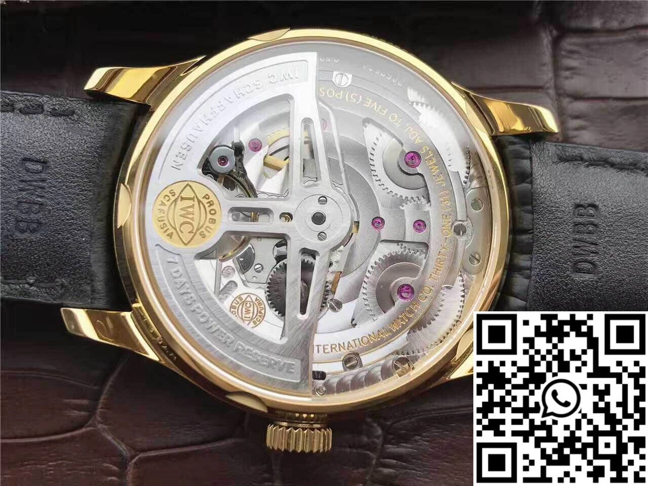 IWC Portugieser IW500101 ZF Factory Yellow Gold Case Contemporary 2022