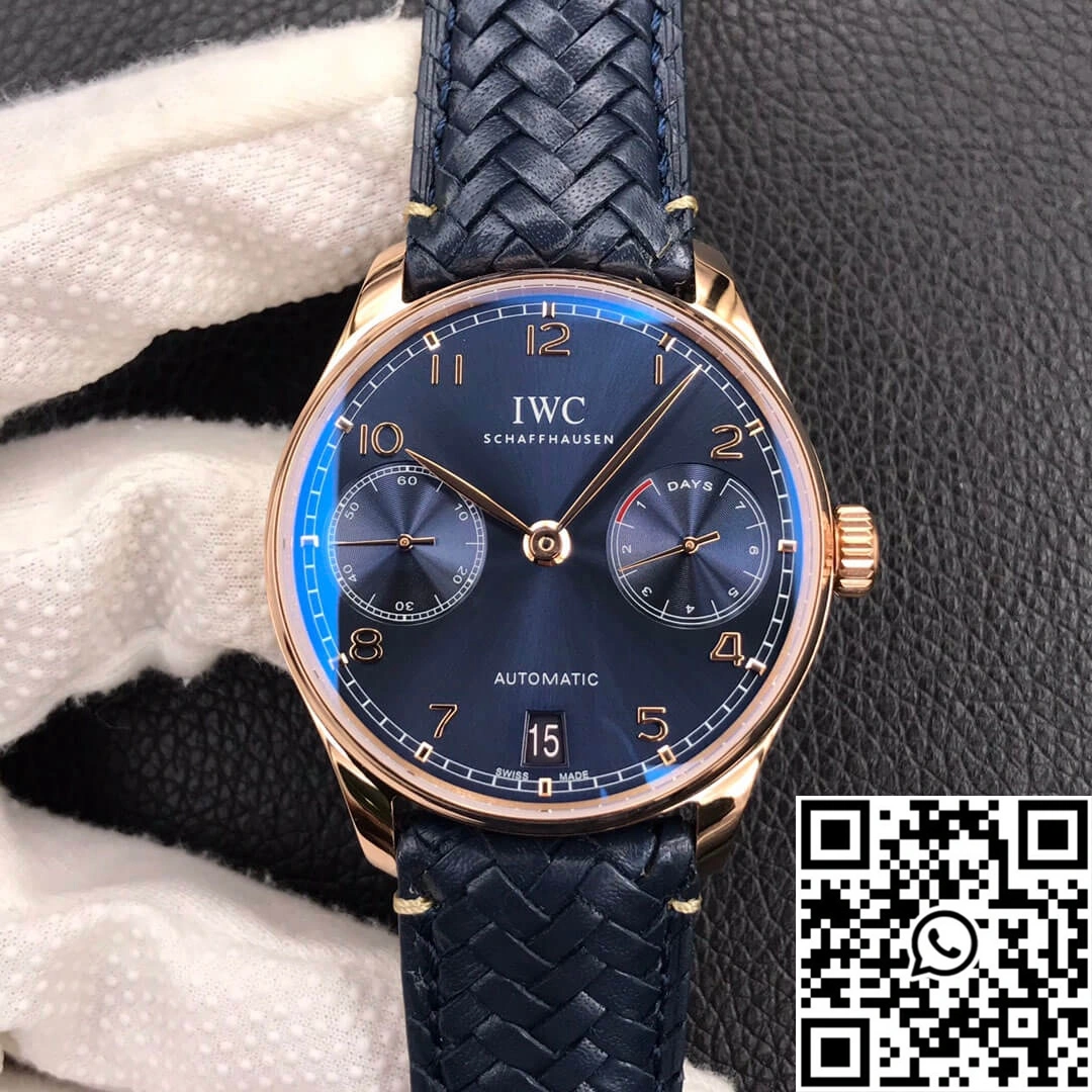 Compact IWC Portugieser IW500713 ZF Factory Red Gold Case 2015