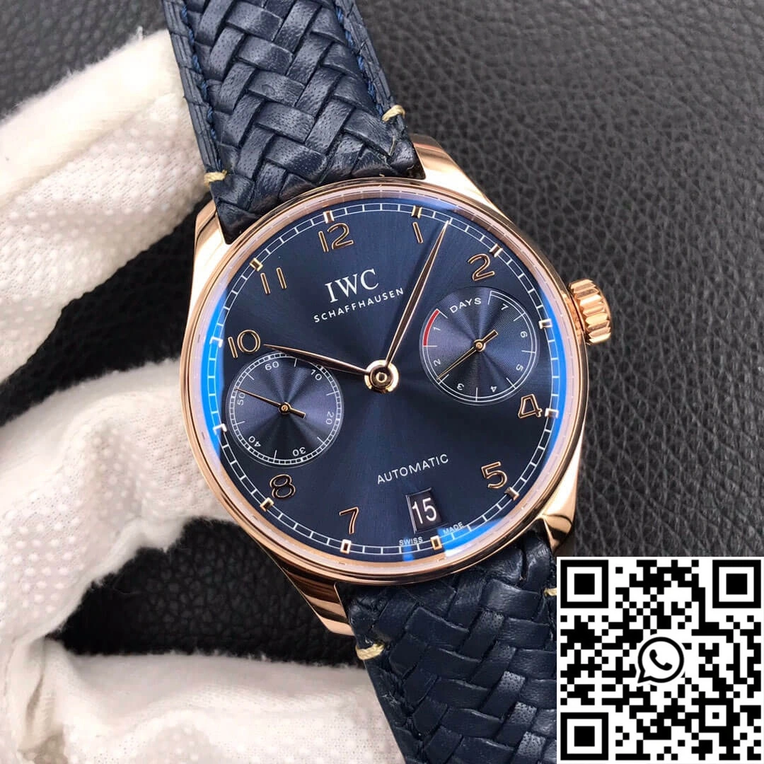 Compact IWC Portugieser IW500713 ZF Factory Red Gold Case 2015