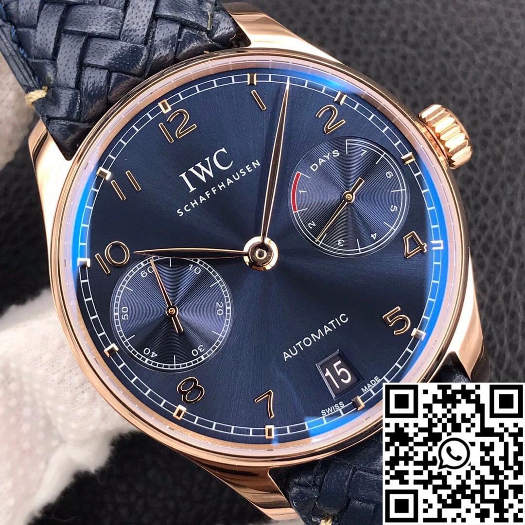 Compact IWC Portugieser IW500713 ZF Factory Red Gold Case 2015
