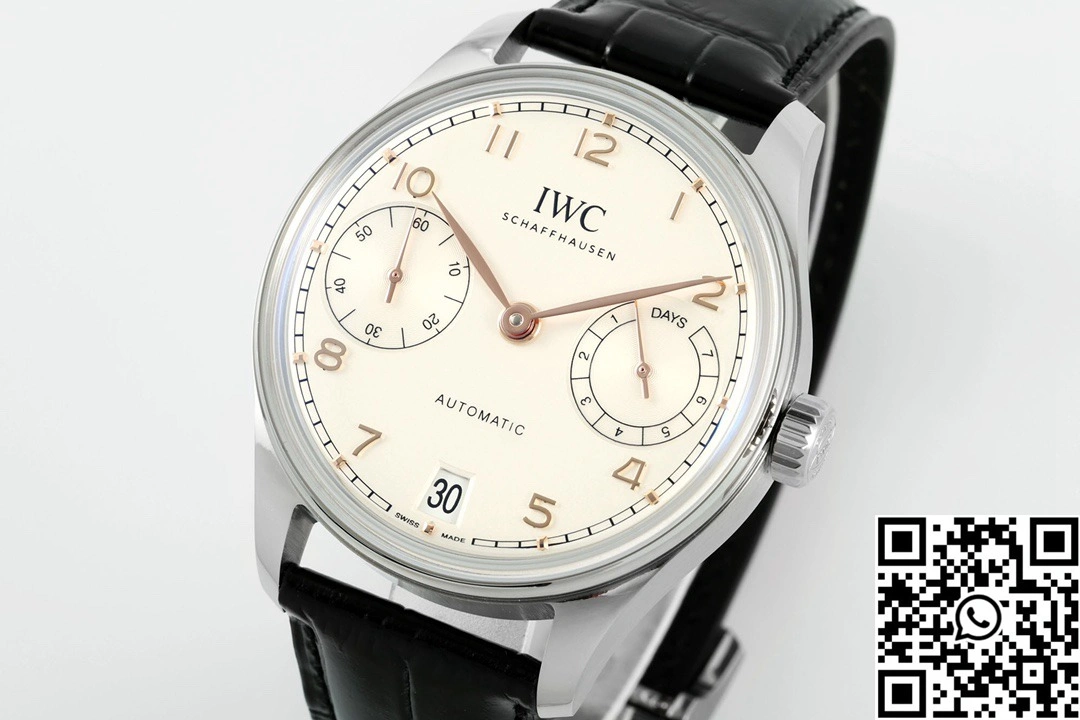 IWC Portugieser IW501701 APS Factory 42mm Stainless Steel White Dial Flexible 1963