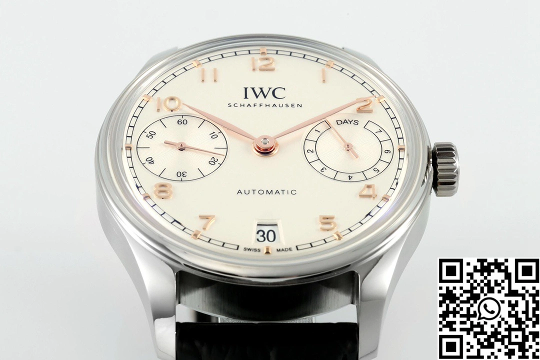 IWC Portugieser IW501701 APS Factory 42mm Stainless Steel White Dial Flexible 1963