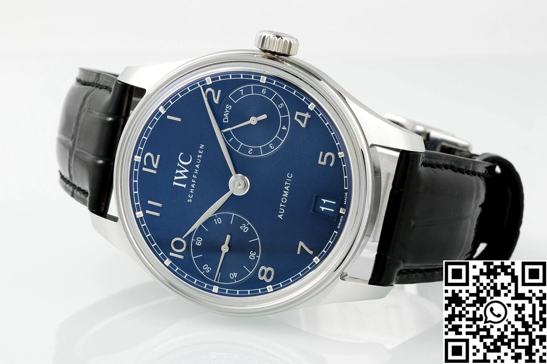 Attractive IWC Portugieser IW501704 APS Factory 42mm Stainless Steel Blue Dial 1991