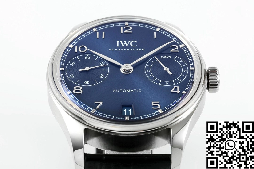 Attractive IWC Portugieser IW501704 APS Factory 42mm Stainless Steel Blue Dial 1991