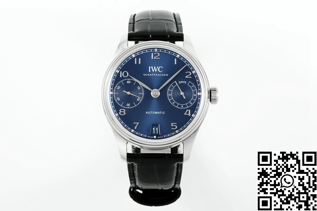 Attractive IWC Portugieser IW501704 APS Factory 42mm Stainless Steel Blue Dial 1991