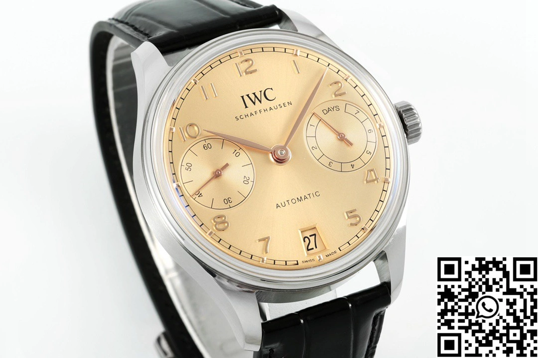 IWC Portugieser IW501705 APS Factory 42mm Stainless Steel Gold Dial Popular 2020