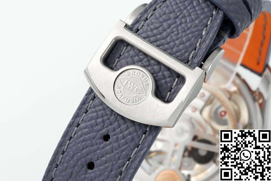 Functional IWC Portugieser IW501708 APS Factory 42mm Stainless Steel Light Blue Dial 1988