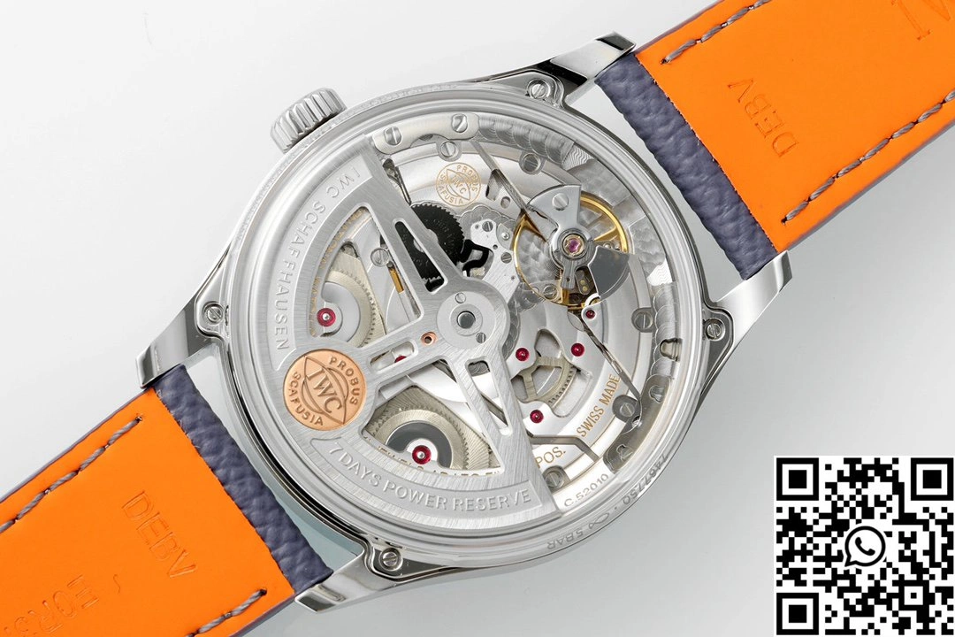 Functional IWC Portugieser IW501708 APS Factory 42mm Stainless Steel Light Blue Dial 1988
